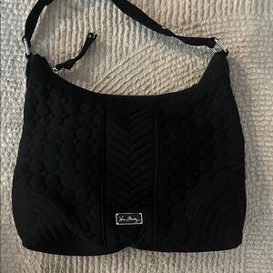 Vera Bradley Black Quilted Hobo Bag
